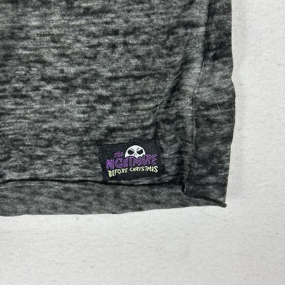 Nightmare Before Christmas Shirt Girls XL Gray Stonewashed Jack Skellington Tee - Picture 5 of 9